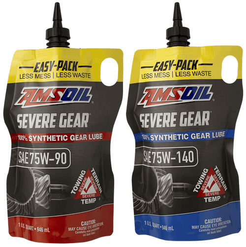 New AMSOIL Severe Gear® easy-pack